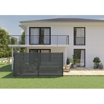 Ambiente Alu-Zaun Rhombus 90 MIDI B x H: 120 cm x 120 cm 22 mm stark Ambiente Alu-Zaun Rhombus 90 MIDI B x H: 120 cm x 120 cm 22 mm stark