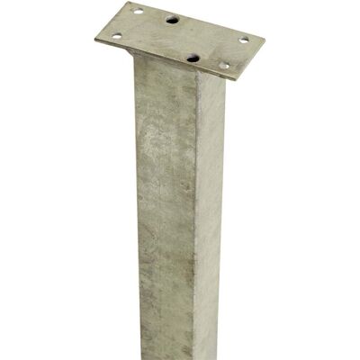 Plus Stahlpfosten mit Fuss für Handlauf 4,5 x 4,5 x 103,3 cm Feuerverzinkt Plus Stahlpfosten mit Fuss für Handlauf 4,5 x 4,5 x 103,3 cm Feuerverzinkt