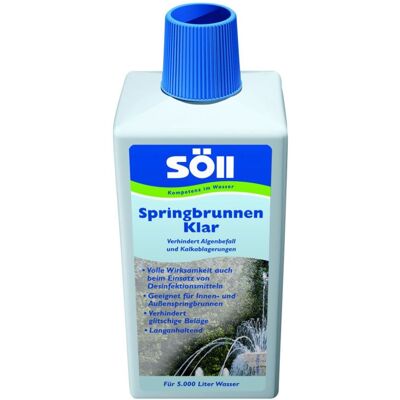 Söll Springbrunnen Klar - Wasserklärer für Springbrunnen Söll Springbrunnen Klar - Wasserklärer für Springbrunnen