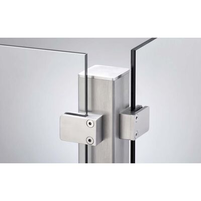 Ambiente Eckpfosten-Set zum EINBETONIEREN 217 cm, 60 x 60 mm, Edelstahl Ambiente Eckpfosten-Set zum EINBETONIEREN 217 cm, 60 x 60 mm, Edelstahl