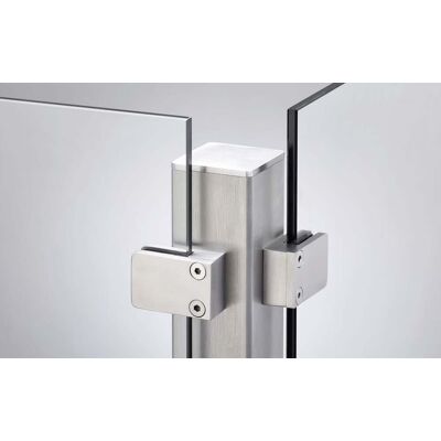 Ambiente Eckpfosten-Set zum EINBETONIEREN 157 cm, 60 x 60 mm, Edelstahl Ambiente Eckpfosten-Set zum EINBETONIEREN 157 cm, 60 x 60 mm, Edelstahl