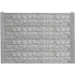 Beckers Betonzaun Betonzaun Erweiterungsset Casa Borsika mit Zwischenpfosten 193 cm