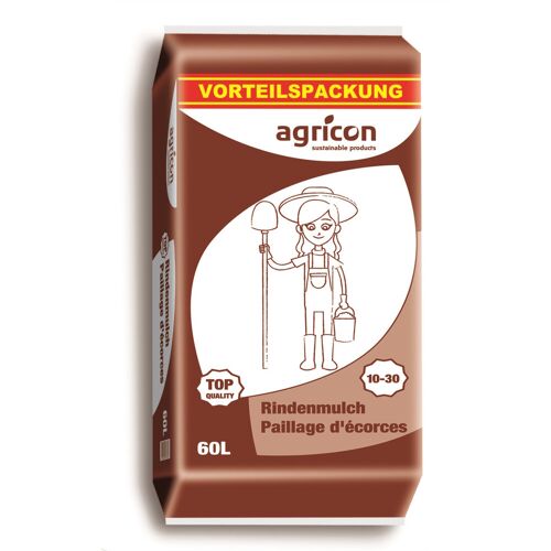 Agricon Rindenmulch Vorteilspackung 10 bis 30 mm 60 l