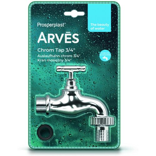 Prosperplast since 1993 Arves Auslaufhahn 3/4'' (19 mm) Chrom