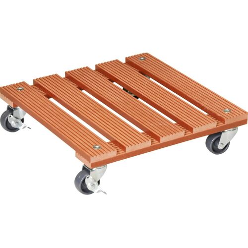 Wagner-System Wagner Pflanzenroller WPC 29 x 29 cm terrakotta
