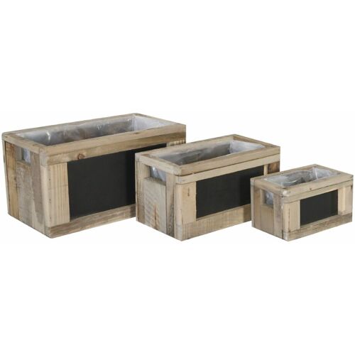 Dijk Natural Dijk Pflanzgefäß 31,5 x 17,5 x 16,5 cm dunkelgrau