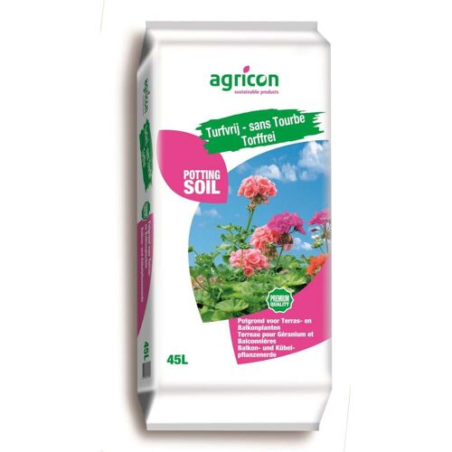 Agricon Balkon- und Kübelpflanzerde 45 Liter torffrei