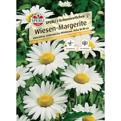 Sperli Blumensamen Wiesen-Margerite Schneeweißchen für ca. 200 Pflanzen Sperli Blumensamen Wiesen-Margerite Schneeweißchen für ca. 200 Pflanzen