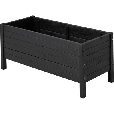 Plus Pflanzkasten auf Beinen RAL 9005 Schwarz Plus Pflanzkasten auf Beinen RAL 9005 Schwarz