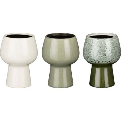 Mica Decorations Mica Keramik Blumentopf Ø 12 x H 16,5 cm sortiert Mica Decorations Mica Keramik Blumentopf Ø 12 x H 16,5 cm sortiert