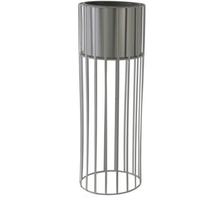 TrendLine Pflanztopf Metall Ø 20 x 58 cm weiß TrendLine Pflanztopf Metall Ø 20 x 58 cm weiß