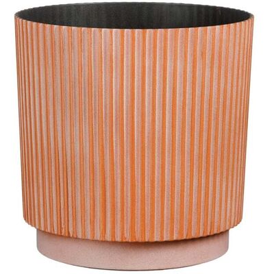 Mica Decorations Übertopf Ibarra Kunststoff terra Ø 25 cm Mica Decorations Übertopf Ibarra Kunststoff terra Ø 25 cm