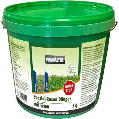 Primaster Bio Spezial-Rasendünger Moos Stop 6 kg Primaster Bio Spezial-Rasendünger Moos Stop 6 kg