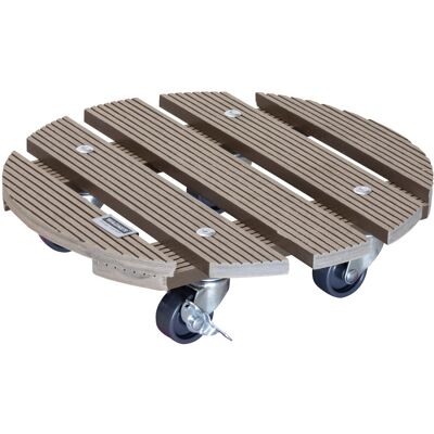 Wagner-System Wagner Pflanzenroller WPC Ø 29 cm taupe Wagner-System Wagner Pflanzenroller WPC Ø 29 cm taupe