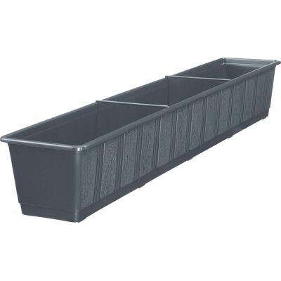 Geli Blumenkasten Standard 100 cm anthrazit Geli Blumenkasten Standard 100 cm anthrazit