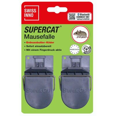 Swissinno Mausefalle SuperCat inkl. Erdnussbutter-Köder 4 Stück Swissinno Mausefalle SuperCat inkl. Erdnussbutter-Köder 4 Stück