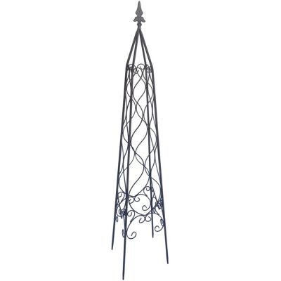 TrendLine Metallobelisk 121 cm grau TrendLine Metallobelisk 121 cm grau