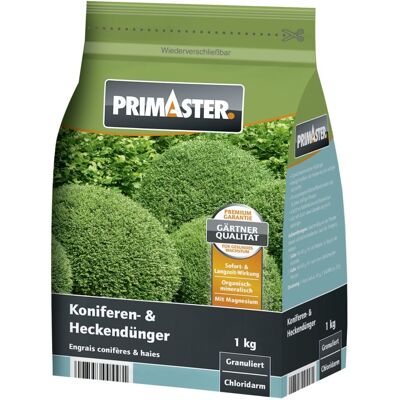 Primaster Gartendünger Hecken und Koniferen 1 kg Primaster Gartendünger Hecken und Koniferen 1 kg