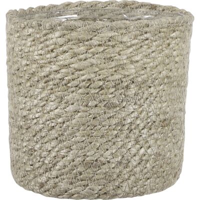 Mica Decorations Mica Übertopf Korb Atlantic Ø 14 x 14 cm creme Mica Decorations Mica Übertopf Korb Atlantic Ø 14 x 14 cm creme