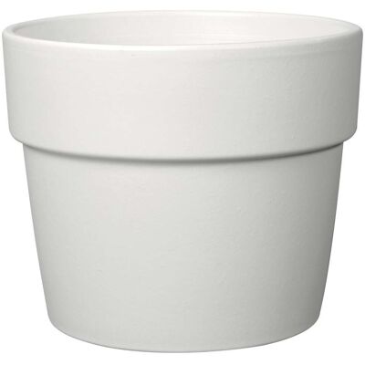 Deroma Perfetto - weiß - Ø 29 cm - Terracotta - Planter Deroma Perfetto - weiß - Ø 29 cm - Terracotta - Planter