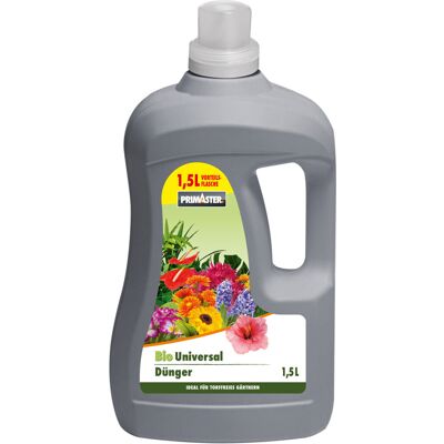 Primaster Bio Flüssigdünger Universal für Wuchs & Blüte 1,5 L Primaster Bio Flüssigdünger Universal für Wuchs & Blüte 1,5 L