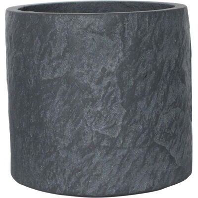 TrendLine Pflanztopf Ø 18 x 18 cm grau Schieferoptik TrendLine Pflanztopf Ø 18 x 18 cm grau Schieferoptik