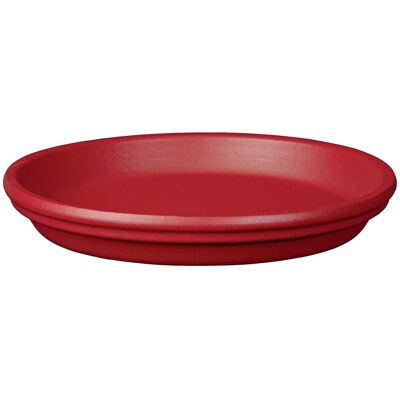DEROMA Bigband Untersetzer Ø 36 cm Terrakotta rot DEROMA Bigband Untersetzer Ø 36 cm Terrakotta rot