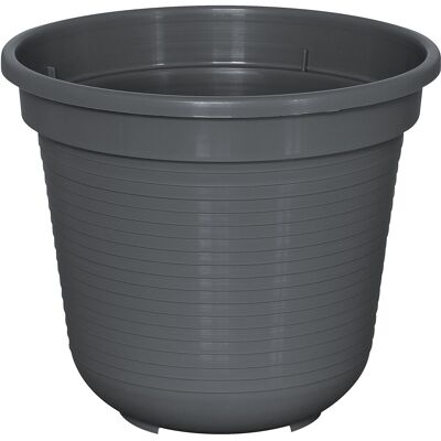 Geli Pflanztopf Standard Ø 16 x 14 cm anthrazit Geli Pflanztopf Standard Ø 16 x 14 cm anthrazit