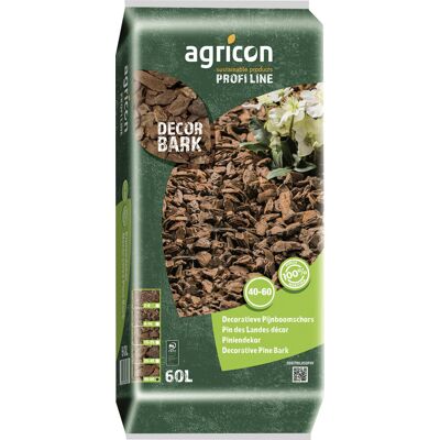 Agricon Pinienrinde Excellent 40 - 60 mm Körnung 60 L Agricon Pinienrinde Excellent 40 - 60 mm Körnung 60 L