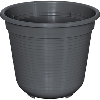 Geli Pflanztopf Standard Ø 14 x 12,5 cm anthrazit Geli Pflanztopf Standard Ø 14 x 12,5 cm anthrazit
