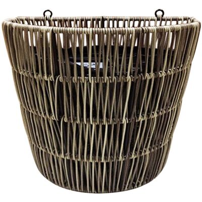 TrendLine Polyrattan Wand-Pflanztopf 32 x 18 x 29 cm braun TrendLine Polyrattan Wand-Pflanztopf 32 x 18 x 29 cm braun