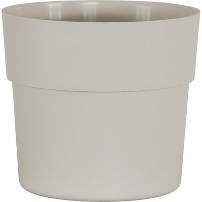 Geli Übertopf Liv Kunststoff sand Ø 16 x 15 cm Geli Übertopf Liv Kunststoff sand Ø 16 x 15 cm