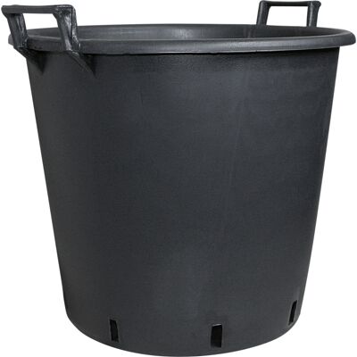 Geli Pflanzcontainer - Ablauflöcher - Schwarz - 50cm Geli Pflanzcontainer - Ablauflöcher - Schwarz - 50cm