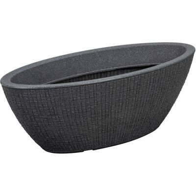 Scheurich Pflanzschele Serie 298 Barceo Jardiniere stony black Ø 60 cm Scheurich Pflanzschele Serie 298 Barceo Jardiniere stony black Ø 60 cm