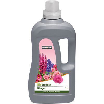 Primaster Bio Flüssigdünger 1 l für Stauden & Rosen Primaster Bio Flüssigdünger 1 l für Stauden & Rosen