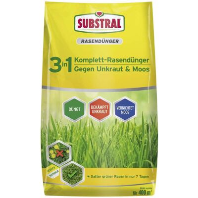 Substral 3in1 Komplettrasendünger für 400 m² 14 kg Substral 3in1 Komplettrasendünger für 400 m² 14 kg
