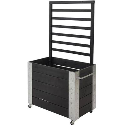 Plus Raumteiler Cubic 87x50x155cm schwarz 87 x 50 x 155 cm, mit Räder Plus Raumteiler Cubic 87x50x155cm schwarz 87 x 50 x 155 cm, mit Räder