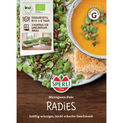 Sperli BIO Microgreen-Pads Radies Sperli BIO Microgreen-Pads Radies