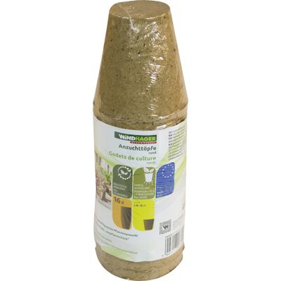 Windhager Anzuchttöpfe Ø 8 cm, 16 Stück Windhager Anzuchttöpfe Ø 8 cm, 16 Stück