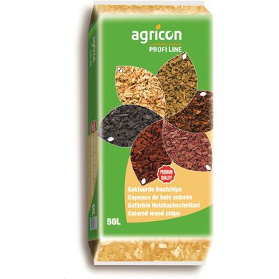 Agricon Hackschnitzel Garten natur 50 L Agricon Hackschnitzel Garten natur 50 L