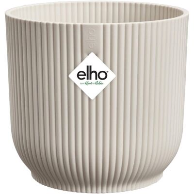 Elho Blumentopf Vibes Fold Kunststoff cremeweiß Ø 16 x 15 cm Elho Blumentopf Vibes Fold Kunststoff cremeweiß Ø 16 x 15 cm