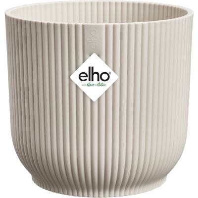 Elho Blumentopf Vibes Fold Kunststoff seidenweiß Ø 22x 20 cm Elho Blumentopf Vibes Fold Kunststoff seidenweiß Ø 22x 20 cm