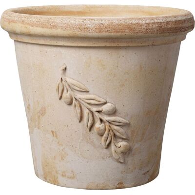 Deroma Pflanztopf Cilindro Olive terracotta Ø 38 cm Deroma Pflanztopf Cilindro Olive terracotta Ø 38 cm