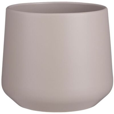 Mica Decorations Mica Blumentopf Amber Ø 18 x 21 cm taupe matt Mica Decorations Mica Blumentopf Amber Ø 18 x 21 cm taupe matt