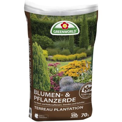 ASB Greenworld - Blumen- & Pflanzerde torffrei 70 L ASB Greenworld - Blumen- & Pflanzerde torffrei 70 L