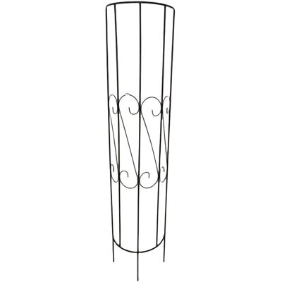 TrendLine Halbrankgitter Metall schwarz 180 cm TrendLine Halbrankgitter Metall schwarz 180 cm