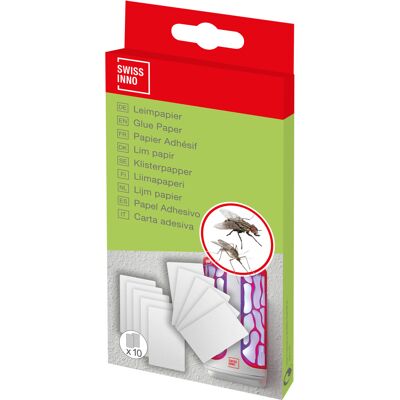 Swissinno Nachfüll-Leimpapier für Insektenleimfänger 10 Stück Swissinno Nachfüll-Leimpapier für Insektenleimfänger 10 Stück