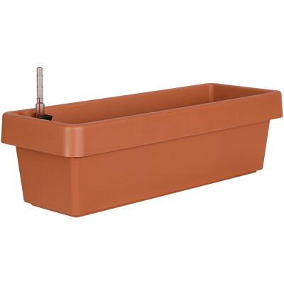 Geli Bewässerungsblumenkasten Viva Kunststoff terrakotta 60 cm Geli Bewässerungsblumenkasten Viva Kunststoff terrakotta 60 cm