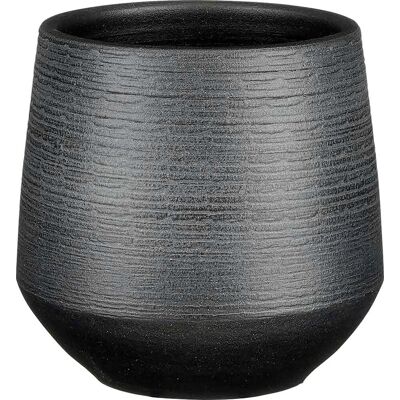 Mica Decorations Topf Evora terracotta 15 x 16 cm schwarz Mica Decorations Topf Evora terracotta 15 x 16 cm schwarz