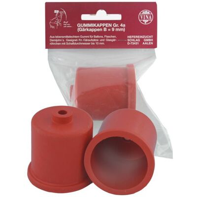 Vina Gärkappe Ø 51 mm lebensmittelechtes Gummi Vina Gärkappe Ø 51 mm lebensmittelechtes Gummi